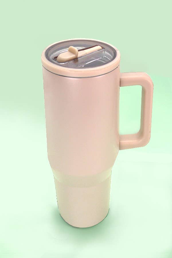 40oz SPILL FREE STAINLESS STEEL VACUUM TUMBLER
